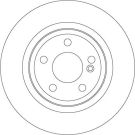 TRW Bremsscheibe DF6634