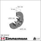 Zimmermann Bremsscheibe SPORT Z 100.1229.52 Zimmermann Bremsscheibe SPORT Z 100.1229.52
