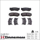 Zimmermann Bremsbelagsatz, Scheibenbremse 24488.155.1