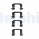 Delphi Zubehörsatz, Scheibenbremsbelag LX0349