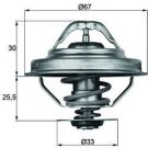 Mahle Thermostat, Kühlmittel BEHR TX 28 88D Mahle Thermostat, Kühlmittel BEHR TX 28 88D