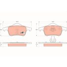 TRW Bremsbelagsatz, Scheibenbremse COTEC GDB1389