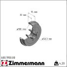 Zimmermann Bremstrommel 600.1950.00