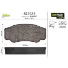Valeo Bremsbelagsatz, Scheibenbremse OPTIPACK for LCV 872921