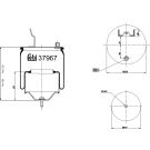 FEBI BILSTEIN 37967 Federbalg, Luftfederung