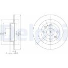 Delphi Bremsscheibe BG2805 Delphi Bremsscheibe BG2805