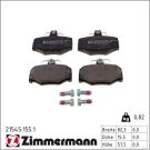 Zimmermann Bremsbelagsatz, Scheibenbremse 21545.155.1 Zimmermann Bremsbelagsatz, Scheibenbremse 21545.155.1