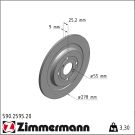 Bremsscheibe 590.2595.20