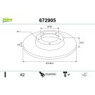 Bremsscheibe 672905