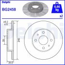 Delphi Bremsscheibe BG2458 Delphi Bremsscheibe BG2458