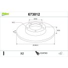 Bremsscheibe 673012