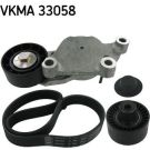 SKF Keilrippenriemensatz VKMA 33058