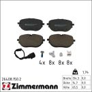 Bremsbelagsatz, Scheibenbremse 26408.150.2 Bremsbelagsatz, Scheibenbremse 26408.150.2