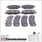 Zimmermann Bremsbelagsatz, Scheibenbremse 24351.170.1