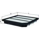 Knecht Luftfilter LX 3455