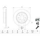 Bremsscheibe 0 986 479 E75 Bremsscheibe 0 986 479 E75
