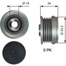 Gates Generatorfreilauf DriveAlign™ OAP7202