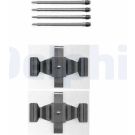 Delphi Zubehörsatz, Scheibenbremsbelag LX0398