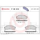 Bremsbelagsatz, Scheibenbremse P 30 012 Bremsbelagsatz, Scheibenbremse P 30 012
