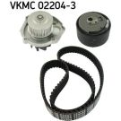 SKF Wasserpumpe + Zahnriemensatz VKMC 02204-3