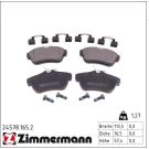 Zimmermann Bremsbelagsatz, Scheibenbremse 24578.165.2