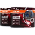 Osram Glühlampe, Scheinwerfer OSRAM Night Breaker Laser H4 (Duo Box) NIGHT BREAKER® LASER 64193NBL-HCB