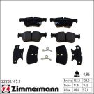 Zimmermann Bremsbelagsatz, Scheibenbremse 22231.145.1