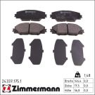 Zimmermann Bremsbelagsatz, Scheibenbremse 24337.175.1