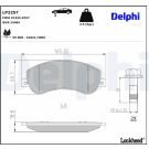 Delphi Bremsbelagsatz, Scheibenbremse LP2257