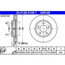 ATE Bremsscheibe 24.0128-0148.1 ATE Bremsscheibe 24.0128-0148.1