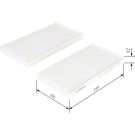 BOSCH 1 987 432 277 Innenraumfilter