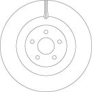 TRW Bremsscheibe DF6871