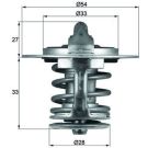Mahle Thermostat, Kühlmittel BEHR TX 84 77