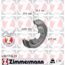 Zimmermann Bremstrommel Coat Z 430.1776.20