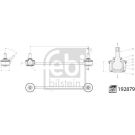 febi bilstein Stange/Strebe, Stabilisator 192879