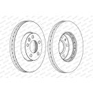Ferodo Bremsscheibe PREMIER Coat+ disc DDF1253C-1