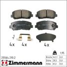Bremsbelagsatz, Scheibenbremse 25564.210.2 Bremsbelagsatz, Scheibenbremse 25564.210.2