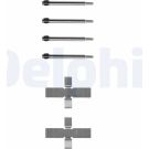 Delphi Zubehörsatz, Scheibenbremsbelag LX0003