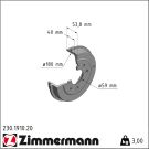 Zimmermann Bremstrommel Coat Z 230.1910.20