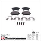 Zimmermann Bremsbelagsatz, Scheibenbremse 24606.175.3