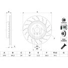 BOSCH Bremsscheibe 0 986 479 E08