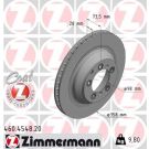 Zimmermann Bremsscheibe Coat Z 460.4548.20