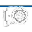 Bremsscheibe 24.0322-0224.1