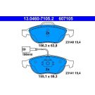 Bremsbelagsatz, Scheibenbremse 13.0460-7105.2