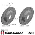 Zimmermann Bremsscheibe BLACK Z 150.3405.53