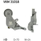 SKF Spannrolle, Keilrippenriemen VKM 31018