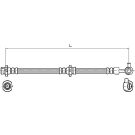 Metzger Bremsschlauch 4110132