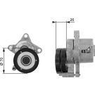 Gates Spannrolle, Keilrippenriemen DriveAlign™ T38283