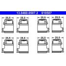 ATE Zubehörsatz, Scheibenbremsbelag 13.0460-0507.2