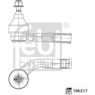 febi bilstein Spurstangenkopf 196317